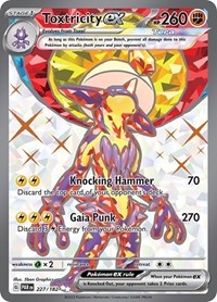 Toxtricity ex - 227/182 - Holofoil - NM - Ultra Rare - Paradox Rift