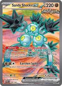 Sandy Shocks ex - 228/182 - Holofoil - NM - Ultra Rare - Paradox Rift