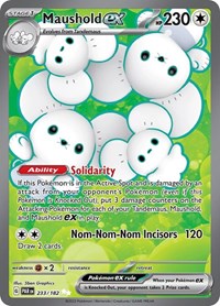 Maushold ex - 233/182 - Holofoil - NM - Ultra Rare - Paradox Rift