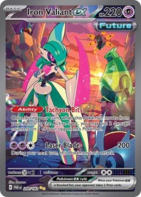 Iron Valiant ex - 249/182 - Holofoil - NM - Special Illustration Rare - Paradox Rift