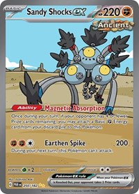 Sandy Shocks ex - 250/182 - Holofoil - NM - Special Illustration Rare - Paradox Rift