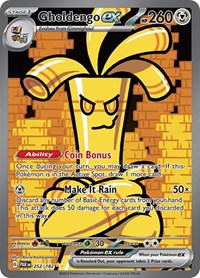 Gholdengo ex - 252/182 - Holofoil - NM - Special Illustration Rare - Paradox Rift
