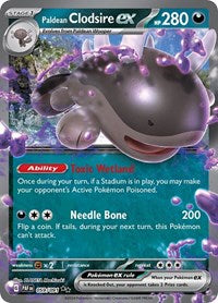 Paldean Clodsire ex - 59/91 - Holofoil - NM - Double Rare - Paldean Fates
