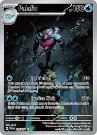 Palafin - 225/91 - Holofoil - NM - Illustration Rare - Paldean Fates