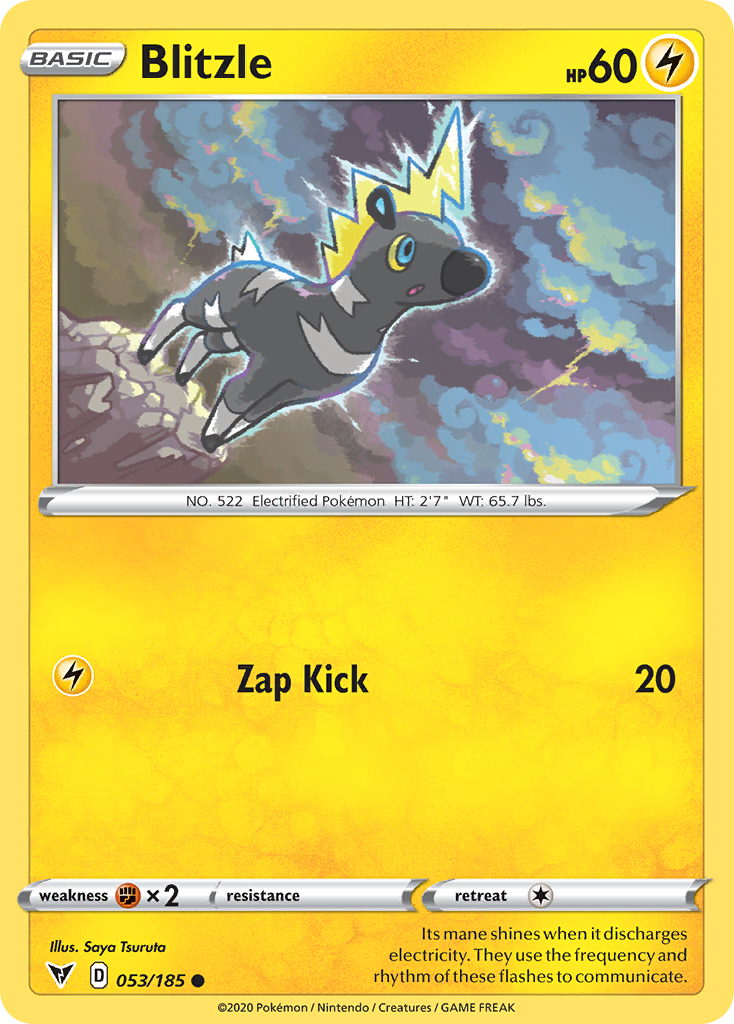 Blitzle - 53/185 - Normal - NM - Common - Vivid Voltage