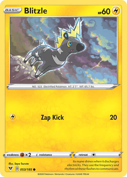 Blitzle - 53/185 - Normal - NM - Common - Vivid Voltage