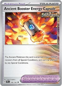 Ancient Booster Energy Capsule - 140/162 - Reverse Holofoil - NM - Uncommon - Temporal Forces