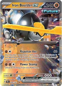 Iron Boulder ex - 099/162 - Holofoil - NM - Double Rare - SV05: Temporal Forces