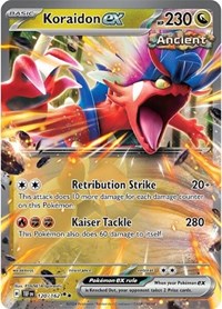 Koraidon ex - 120/218 - Holofoil - NM - Double Rare - SV05: Temporal Forces