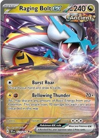 Raging Bolt ex - 123/162 - Holofoil - NM - Double Rare - Temporal Forces