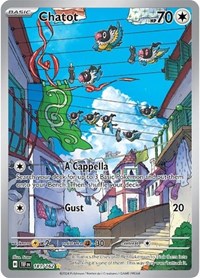 Chatot - 181/162 - Holofoil - NM - Illustration Rare - Temporal Forces