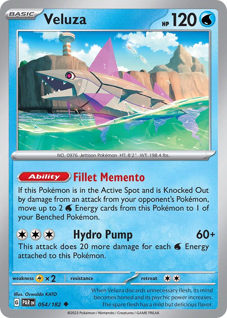 Veluza - 54/182 - Normal - NM - Uncommon - Paradox Rift