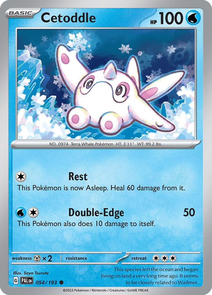 Cetoddle - 54/193 - Reverse Holofoil - NM - Common - Paldea Evolved