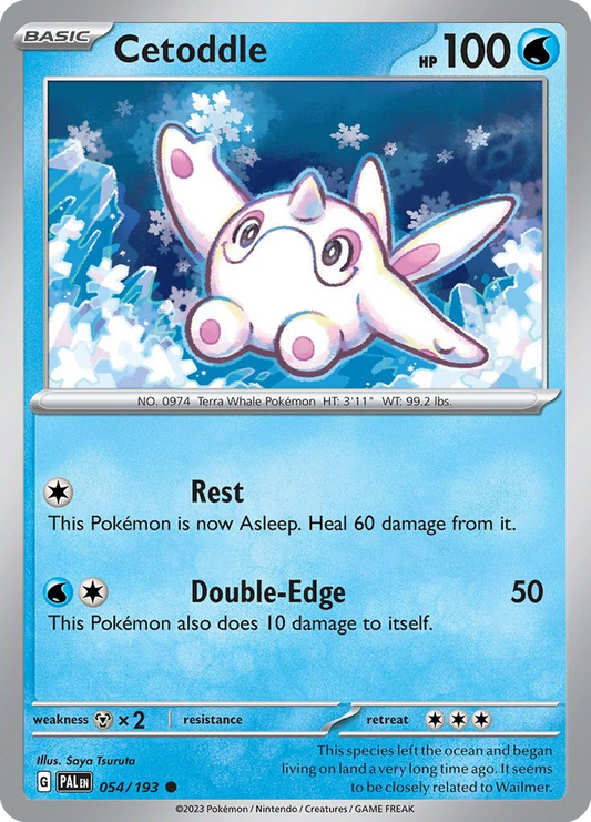 Cetoddle - 54/193 - Reverse Holofoil - NM - Common - Paldea Evolved