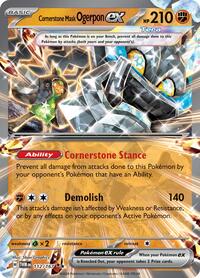 Cornerstone Mask Ogerpon ex - 112/167 - Holofoil - NM - Double Rare - Twilight Masquerade