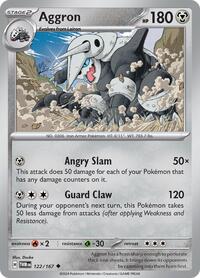 Aggron - 122/167 - Normal - NM - Uncommon - Twilight Masquerade