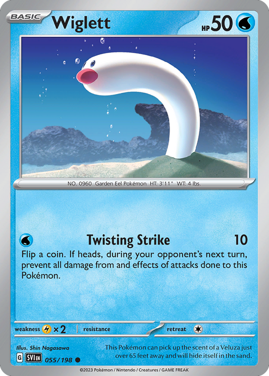 Wiglett - 55/198 - Normal - NM - Common - Scarlet & Violet