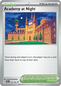 Academy at Night - 54/64 - Reverse Holofoil - NM - Uncommon - Shrouded Fable