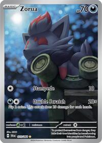 Zorua - 75/64 - Holofoil - NM - Illustration Rare - Shrouded Fable