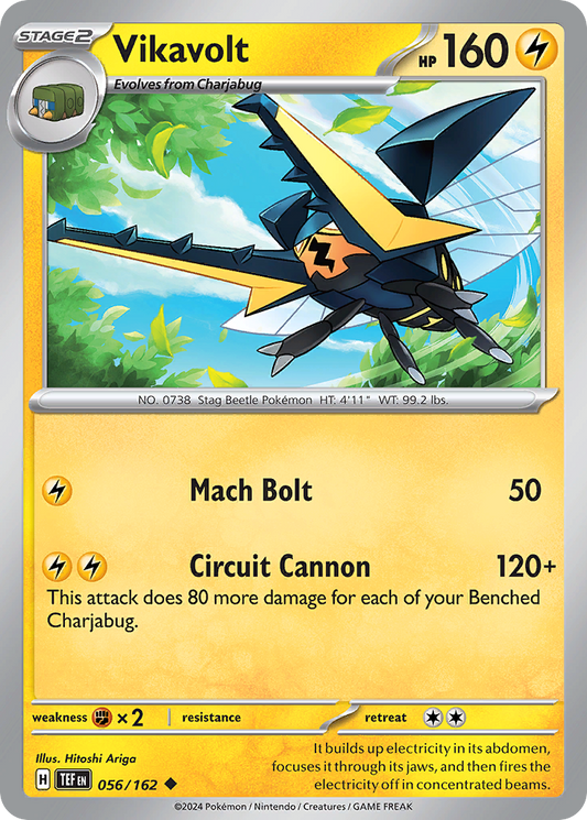 Vikavolt - 56/162 - Normal - NM - Uncommon - Temporal Forces