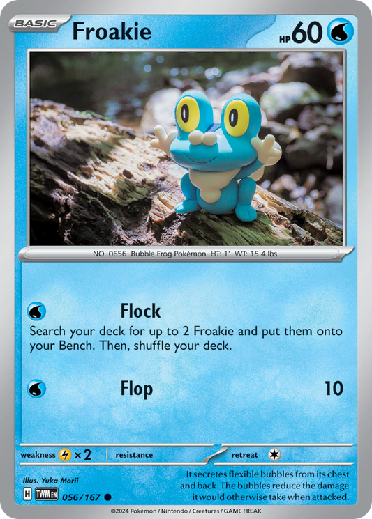 Froakie - 56/167 - Reverse Holofoil - NM - Common - Twilight Masquerade
