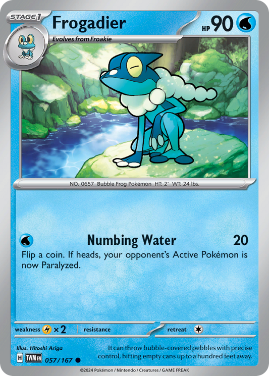 Frogadier - 57/167 - Normal - NM - Common - Twilight Masquerade