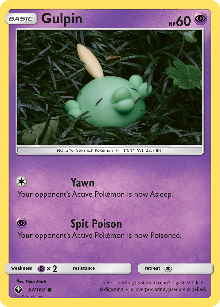 Gulpin - 57/168 - Normal - NM - Common - Celestial Storm
