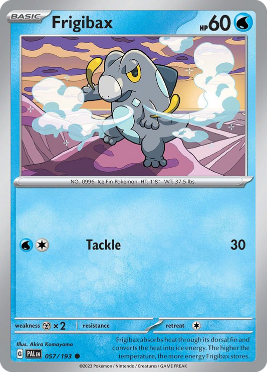 Frigibax - 57/193 - Normal - NM - Common - Paldea Evolved