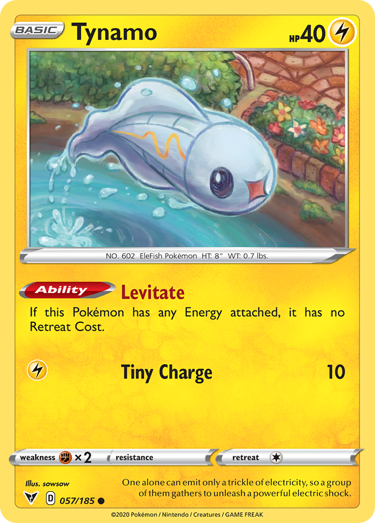 Tynamo - 57/185 - Normal - NM - Common - Vivid Voltage
