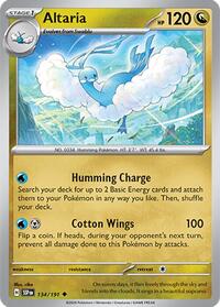Altaria - 134/191 - Reverse Holofoil - NM - Uncommon - Surging Sparks