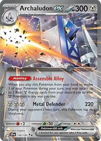 Archaludon ex - 130/191 - Holofoil - NM - Double Rare - Surging Sparks
