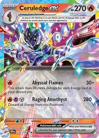 Ceruledge ex - 36/191 - Holofoil - NM - Double Rare - Surging Sparks