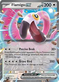 Flamigo ex - 160/191 - Holofoil - NM - Double Rare - Surging Sparks