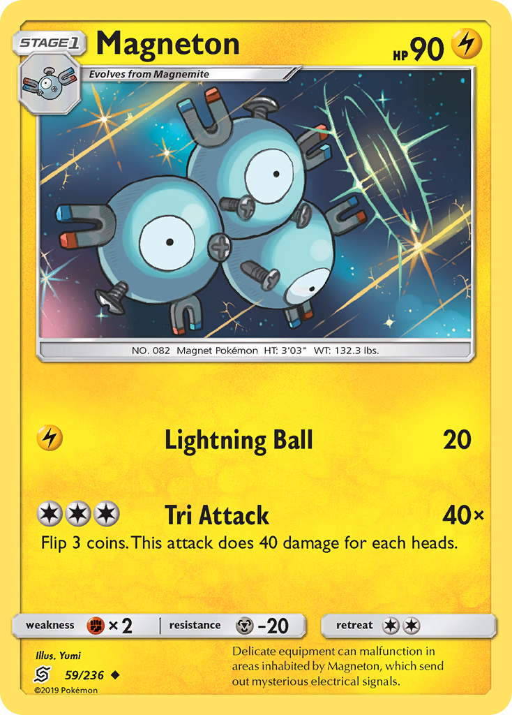 Magneton - 59/236 - Normal - NM - Uncommon - Unified Minds