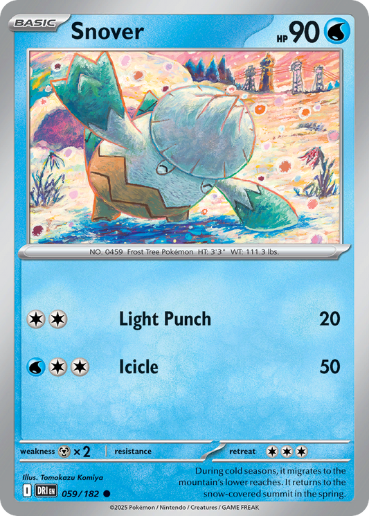 Snover - 59/182 - Normal - NM - Common - Destined Rivals