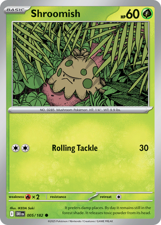 Shroomish - 5/182 - Normal - NM - Common - Destined Rivals