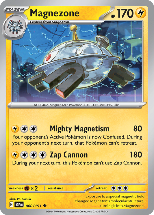 Magnezone - 60/191 - Normal - NM - Uncommon - Surging Sparks