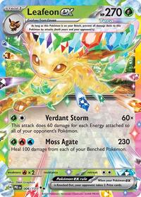 Leafeon ex - 006/131 - Holofoil - NM - Double Rare - SV: Prismatic Evolutions