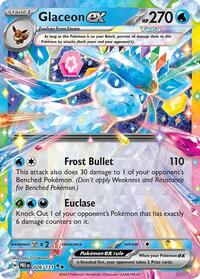 Glaceon ex - 026/131 - Holofoil - NM - Double Rare - SV: Prismatic Evolutions