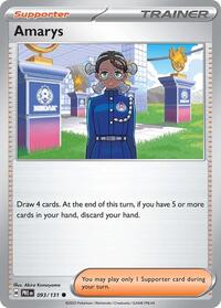 Amarys - 93/131 - Normal - NM - Common - Prismatic Evolutions