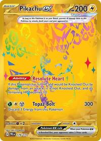 Pikachu ex - 179/131 - Holofoil - NM - Hyper Rare - Prismatic Evolutions