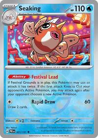 Seaking Poke Ball Pattern - 21/131 - Poke Ball - NM - Uncommon - Prismatic Evolutions