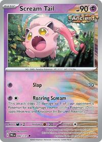 Scream Tail Poke Ball Pattern - 42/131 - Poke Ball - NM - Uncommon - Prismatic Evolutions