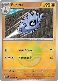 Pupitar Poke Ball Pattern - 48/131 - Poke Ball - NM - Common - Prismatic Evolutions