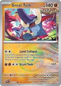 Great Tusk Poke Ball Pattern - 55/131 - Poke Ball - NM - Uncommon - Prismatic Evolutions