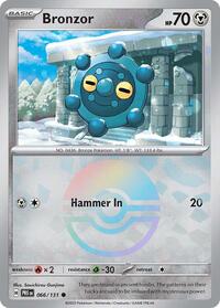 Bronzor Poke Ball Pattern - 66/131 - Poke Ball - NM - Common - Prismatic Evolutions