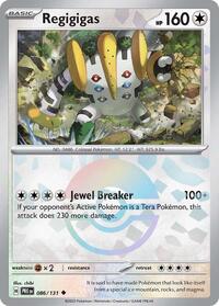 Regigigas Poke Ball Pattern - 86/131 - Poke Ball - NM - Uncommon - Prismatic Evolutions
