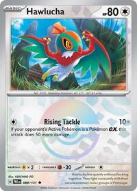 Hawlucha Poke Ball Pattern - 89/131 - reverseholofoil-pokeballpattern - NM - Uncommon - Prismatic Evolutions