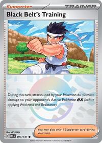 Black Belts Training Poke Ball Pattern - 97/131 - Poke Ball - NM - Common - Prismatic Evolutions