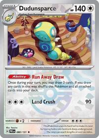 Dudunsparce Master Ball Pattern - 80/131 - Master Ball - NM - Rare - Prismatic Evolutions